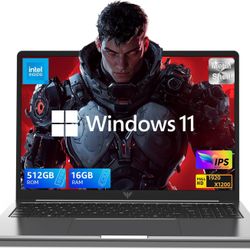 Laptop 16" Brand New – Open Box - Intel Quad-Core 16GB DDR4 - 512 SSD
