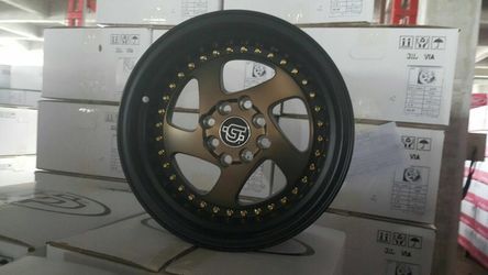 15" wheels 15x8 rims new 4x100/4x114.3