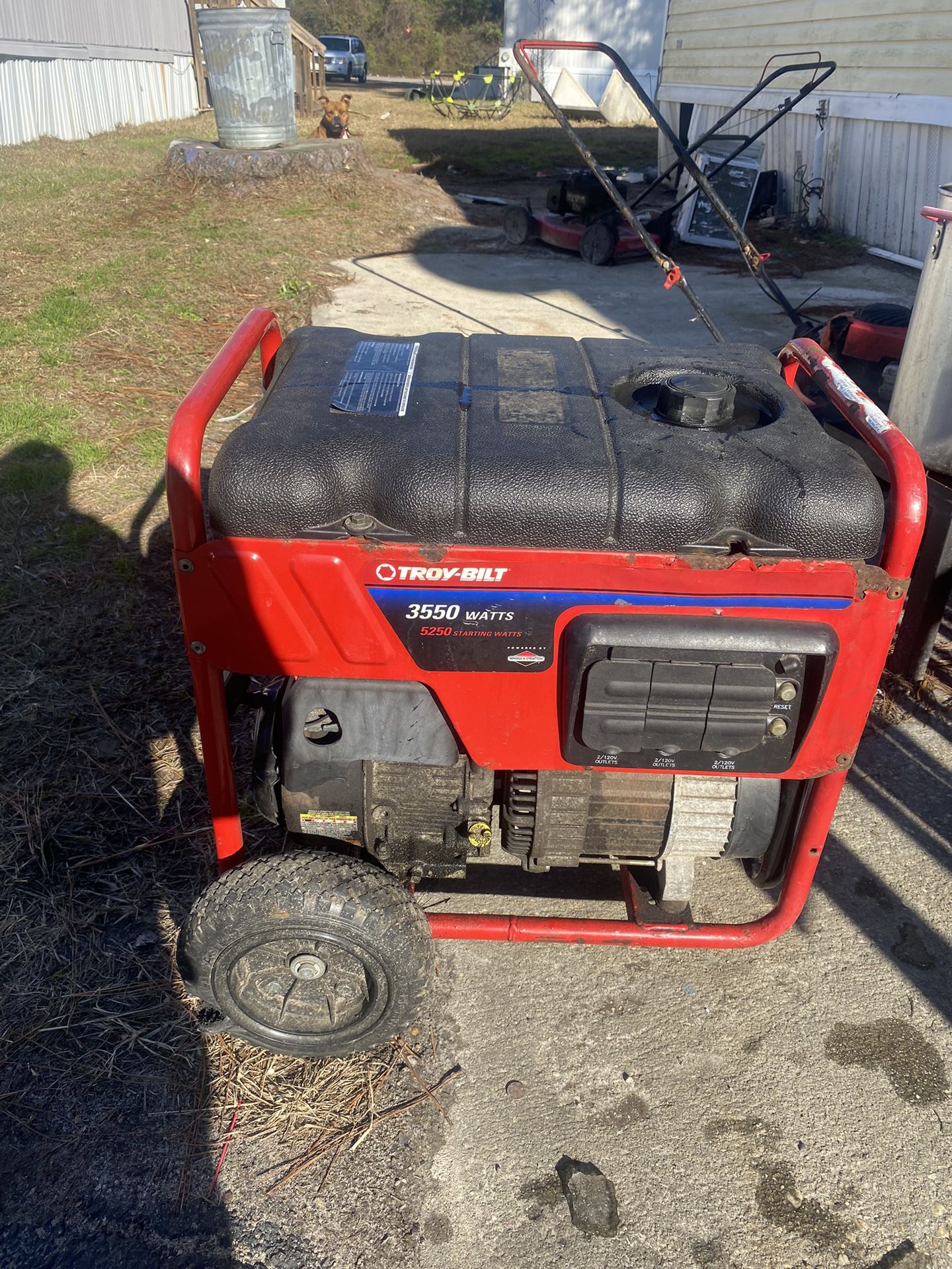 3550 Troy Bilt Generator