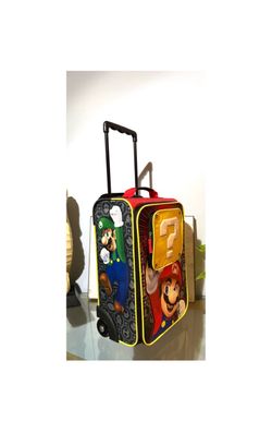 Super Mario Bros Kids Rolling Suitcase