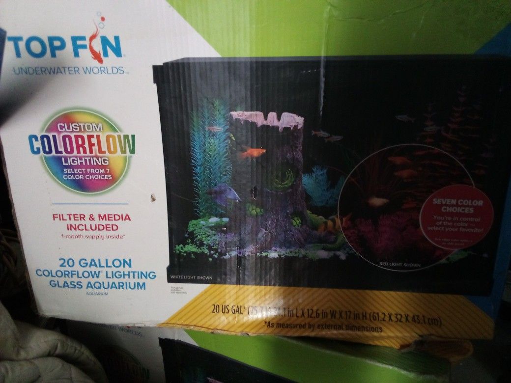Top fin Colorflow Tank 20 Gallon