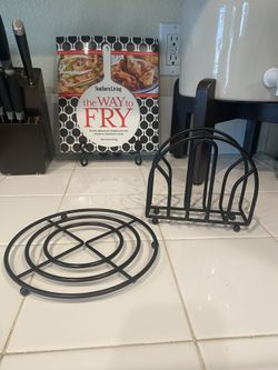 Napkins Holder And Hot Pot Stand