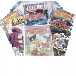 DC💥Comics "The Fury of The FIRESTORM Nuclear Man" 🔥Lot Of 7 Vintage Comics🔥