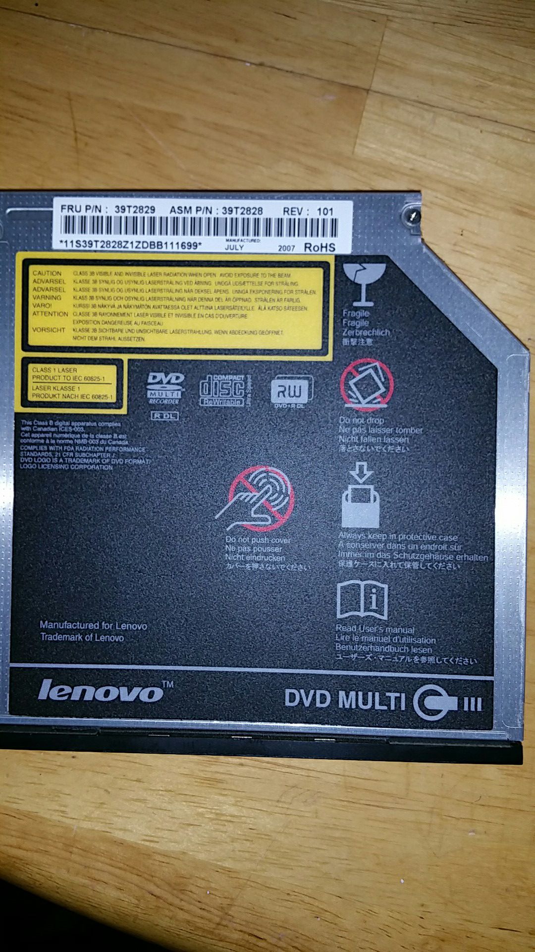 Lenovo laptop dvd multi