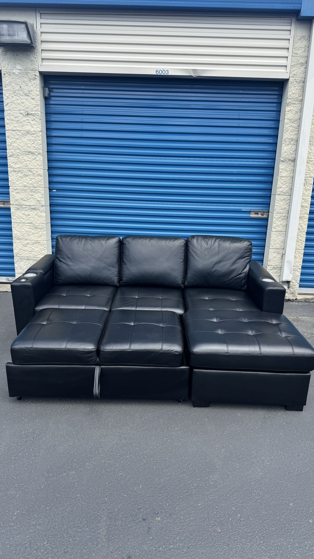 Sofa Bed Leather With Storage
