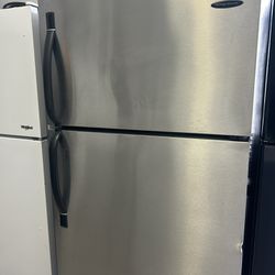 Frigidaire stainless steel Refrigerator (delivery+install Available) Height 66 X Width 30
