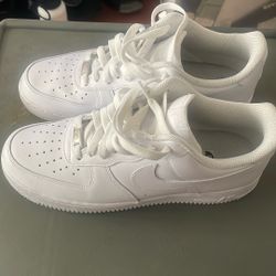 Nike Air Force One White Used Size 9.5 Male 