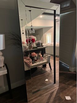 Large standing mirror