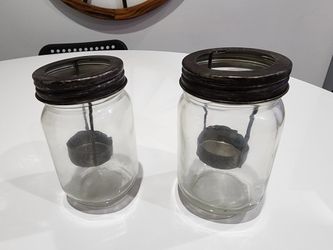 Two Candle Mason Jars