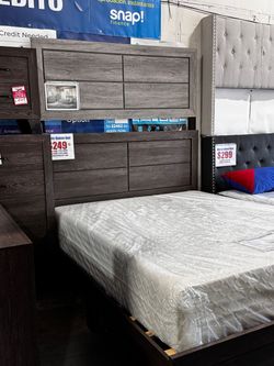 QUEEN BED FOR SALE (AVAILABLE IN KING*) !!NO CREDIT NEEDED !! TAKE IT HOME TODAY!! 🚛 SAME DAY DELIVERY AVAILABLE 🚚 Se Habla Español