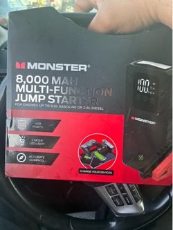 Monster multi-function jump starter