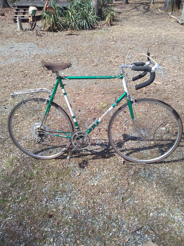 RALEIGH. SUPER. COURSE. MK II. VINTAGE ROAD BIKE. ONE ON  EBAY.  750.00   SELLER NG THIS ONE FOR 375.00