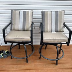2 Bar Height Chairs (no table)