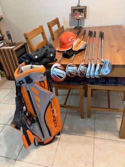 COBRA GO TIME JUNIOR KIDS GOLF 7 CLUBS SET FOR KIDS 53-60in TALL+COBRA STAND BAG