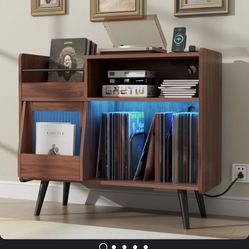 Record player Cabinet, Brown 