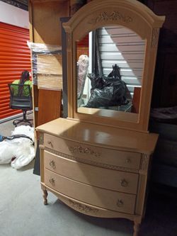 Vintage Dresser with Mirror