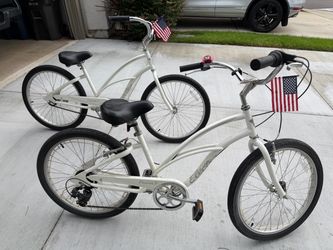 White Electra Cruiser 1 - 24inch