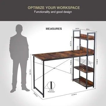 Desk With Outlet Made In It