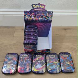 For Sale:
Brand New in Box Pokemon Trading Card Game TCG Mega Evolutions Mini Tins