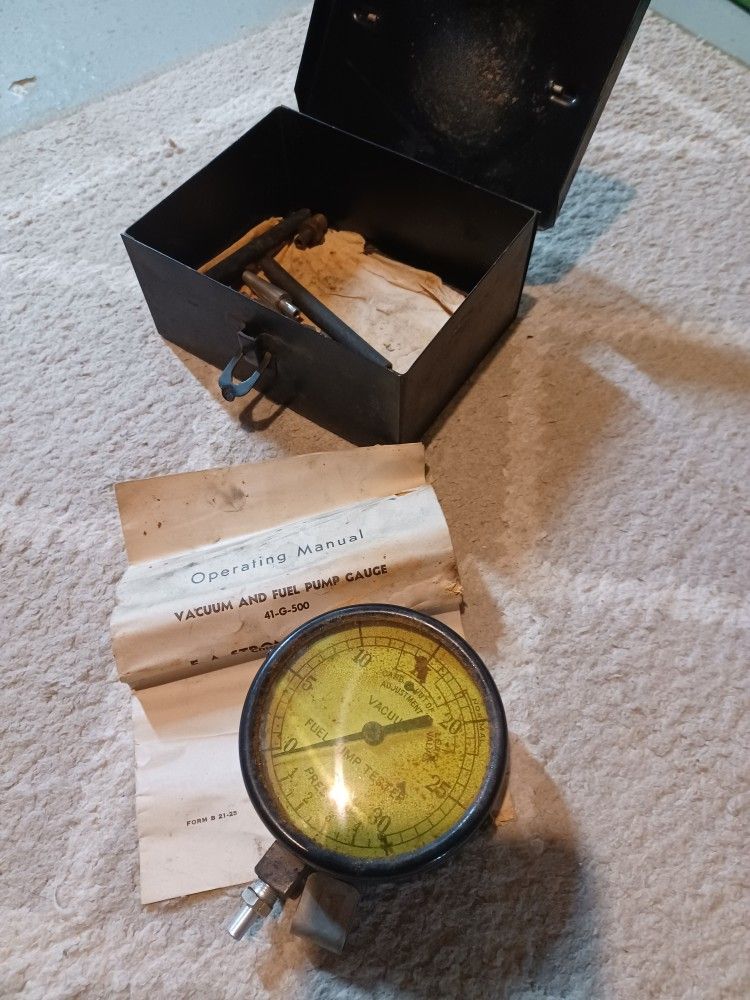 Vacuum Fuel Pump Gauge