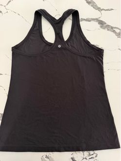 Lululemon Black Racerback Athletic Tank Top Nulu
