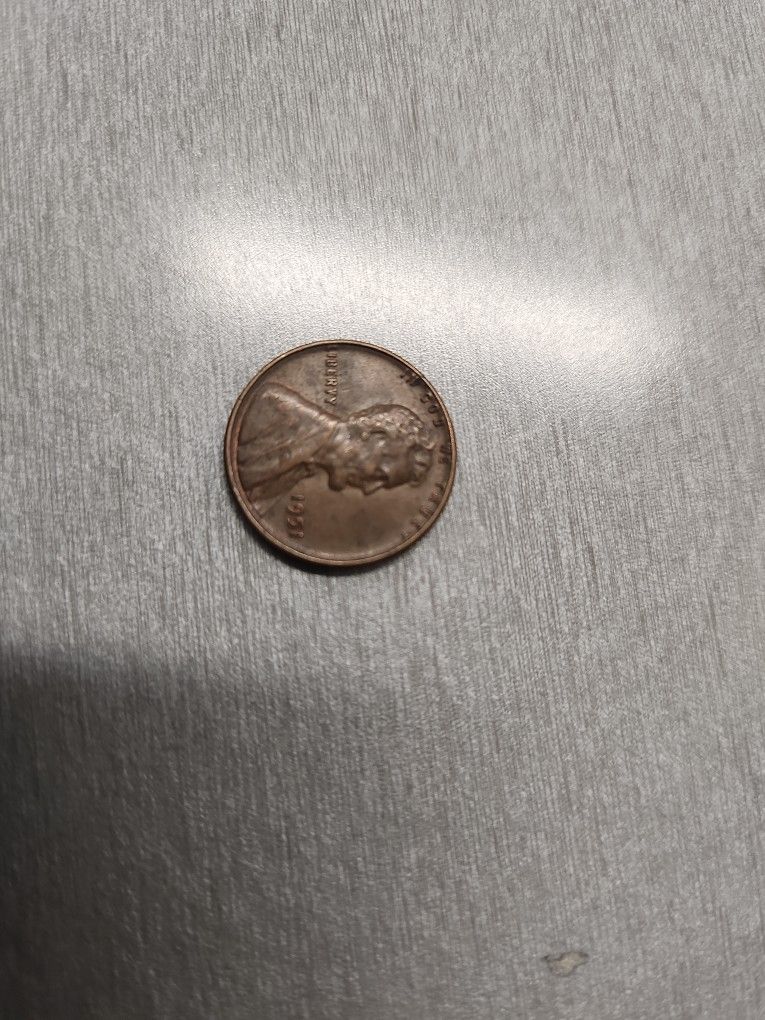 1951 No Mint Mark Wheat Penny Mispelled Liberty