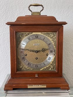 Seth Thomas 8Day Legacy-3W 1314-001 Mantel Table Clock Westminster Chime