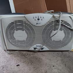 Holmes Dual 8" Blade Twin Window Fan w/ Thermostat  Control