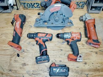 Lot of Milwaukee power tools