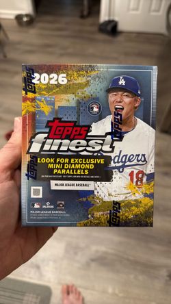 Sealed 2026 Topps Finest Baseball Cards
