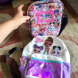 LOL mini Back Pack And Lunch Box