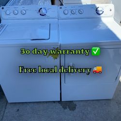 Washer And Dryer Set Working Good 