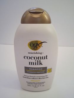 Coconut milk shampoo