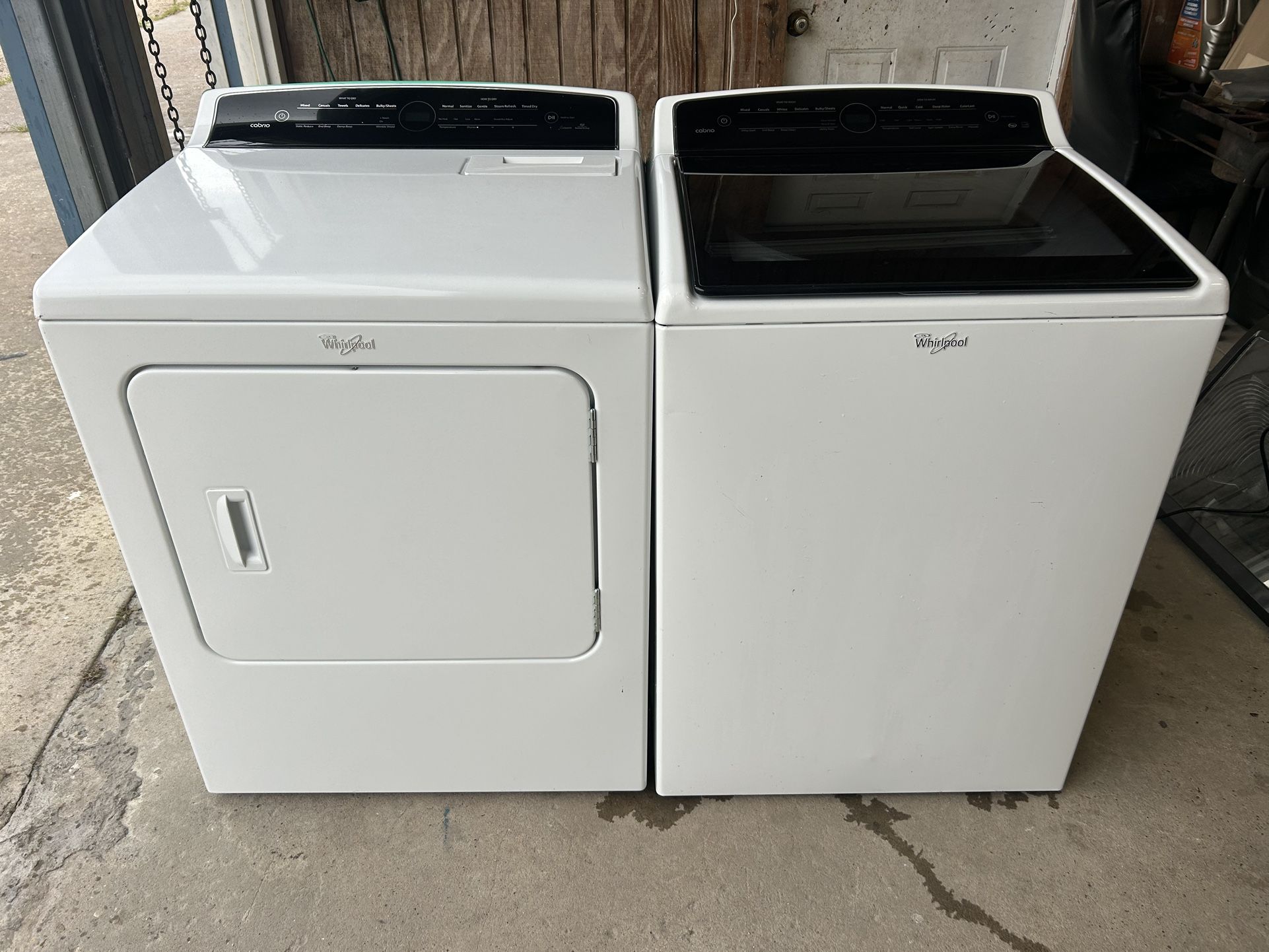Whirlpool Cabrio washer And Electric Dryer