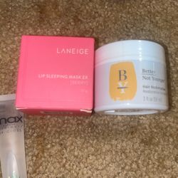 Laneigr Lip Mask + Better Not Younger Hair Masque + Free Lip Gloss 