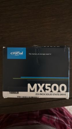 Crucial MX500 2.5” SSD 1TB