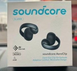 New in Box - Soundcore AeroClip  Open-Ear Clip-On Earbuds