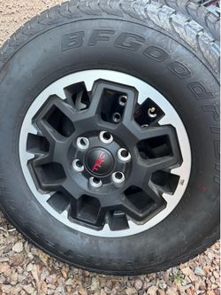 2025 Toyota Tacoma rims and tires.