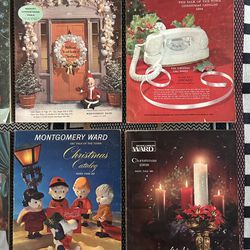 Amazing Collection Of Vintage Sears  Wards Penny  Christmas Catalogs 
