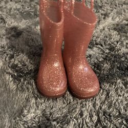 Zoogs Sparkly Rain Boots Toddler Size 5