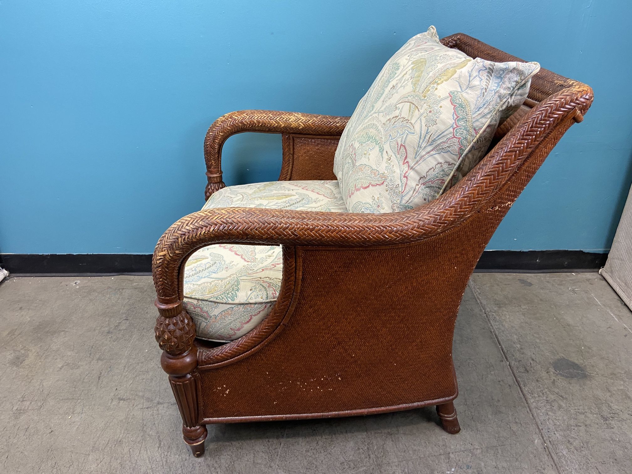 Ethan Allen Palm Grove Cane Rattan Armchair for Sale in Seatac WA OfferUp