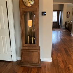 Grandfather clock.  