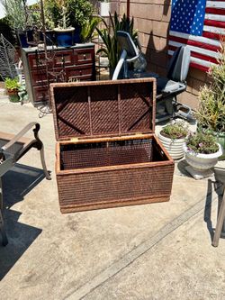 Wicker Storage Chest