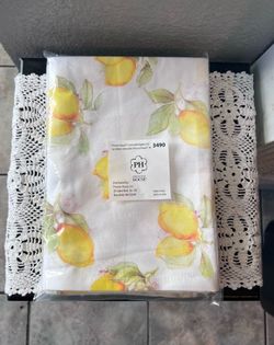 Princess House Set De 4 Servilletas De La Linea Limoncello.
