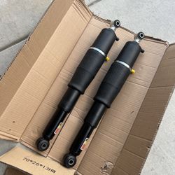 Pair Rear Air Ride Suspension Shocks Replacement for Cadillac Escalade GMC Yukon XL Chevy Avalanche 1500 Suburban 1500 Tahoe 1-2014 25 979391 