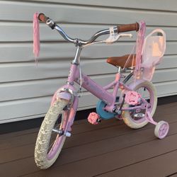 JOYSTAR Little Daisy Kids Bike for Girls Ages 2-5 Years, 14 Inch Girls Bikes with Doll Bike Seat & Streamers, color: LittleDaisy-Pink And KAMUGO Kids 