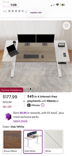 BRAND NEW standing desk motorized