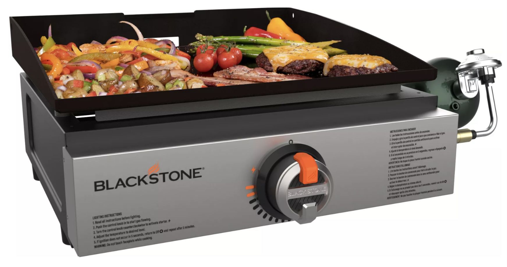 Blackstone 17" Tabletop Griddle Gas Grill 2142 - Black .
