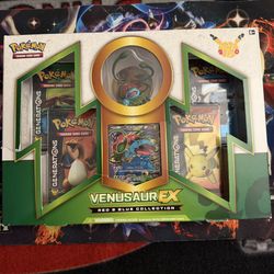 Pokemon Venusaur EX Red & Blue Collection 20th Anniversary Generations