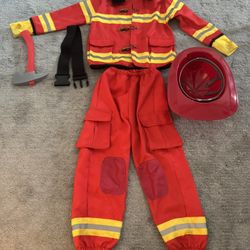 Fire Fighter And Police Kids Halloween Costumes 